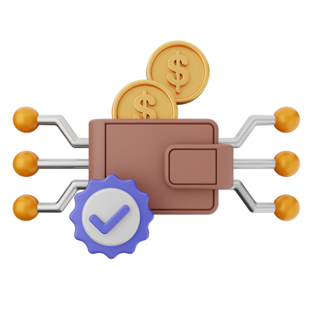 Transaction Verification  3D Icon