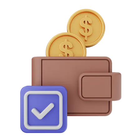 Transaction Verification  3D Icon