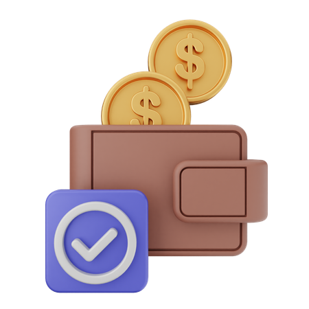 Transaction Verification  3D Icon