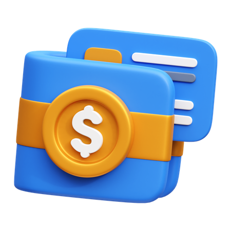 Transaction Wallet  3D Icon