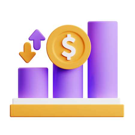 Transaktionsdiagramm  3D Illustration