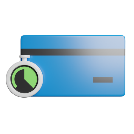 Transaktionszeit Bankwesen  3D Icon