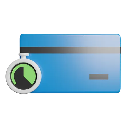 Transaktionszeit Bankwesen  3D Icon