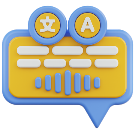 Transcrição  3D Icon