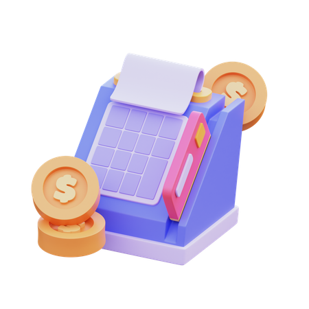 Fatura de transcrição  3D Icon