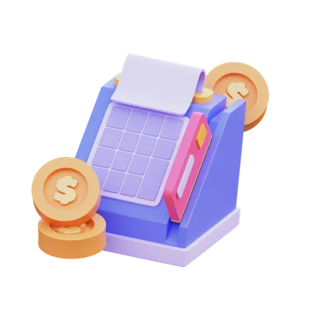 Fatura de transcrição  3D Icon