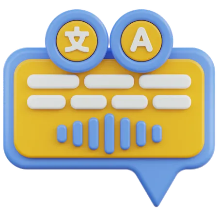 Transcription  3D Icon