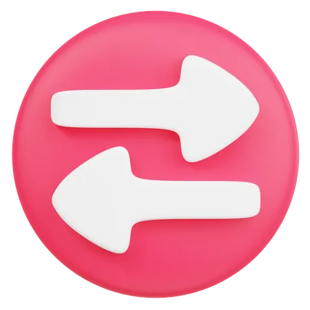 Direction Button 3 D Illustration 3D Icon