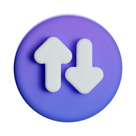 전송 화살표  3D Icon