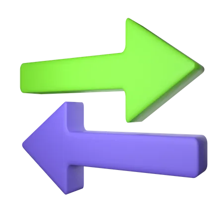 Transfer Arrow  3D Icon