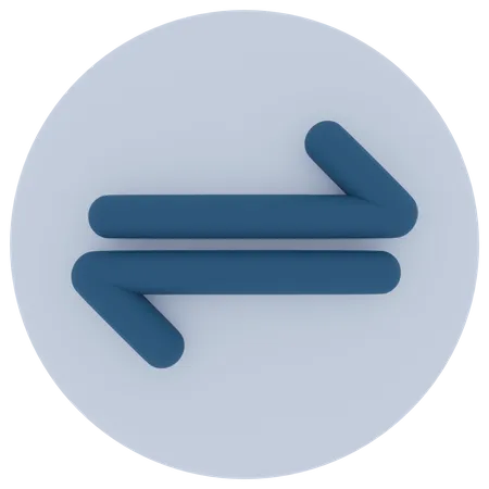 Transfer Arrow  3D Icon