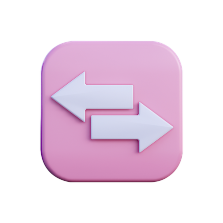 Transfer Arrow  3D Icon