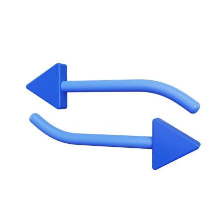 Transfer Arrow  3D Illustration