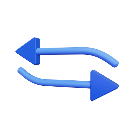 Transfer Arrow  3D Illustration