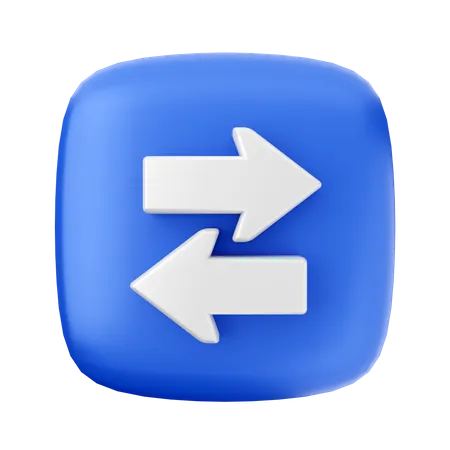 Transfer Data  3D Icon