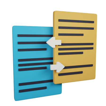 Transfer File  3D Icon