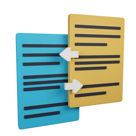 Transfer File  3D Icon