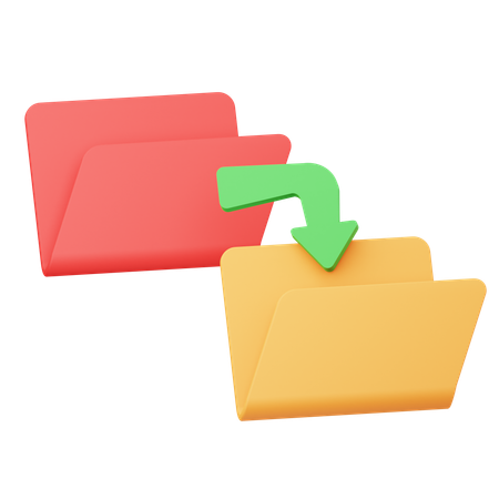 Transfer File  3D Icon