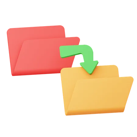 Transfer File  3D Icon