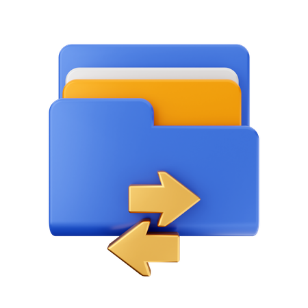 Transfer File  3D Icon