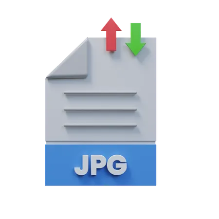 Transfer Jpg File  3D Icon