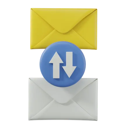 Transfer Mail  3D Icon