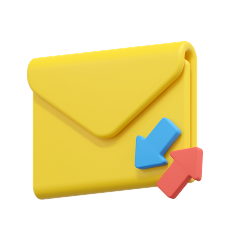 Transfer message  3D Icon