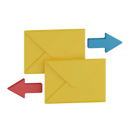 Transfer Message  3D Icon