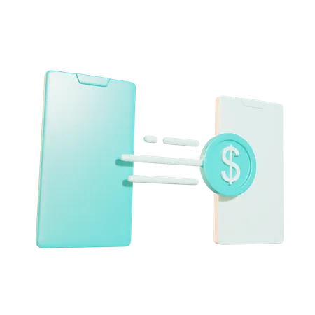 Transfer Money  3D Icon