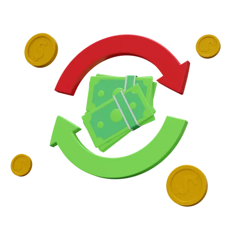 Profit Finance Management 3D Icon