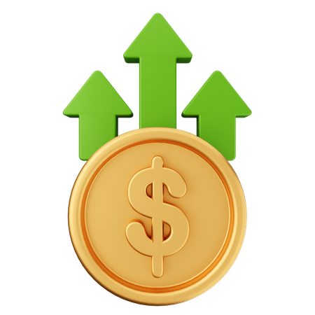 Transfer Money Dollar  3D Icon