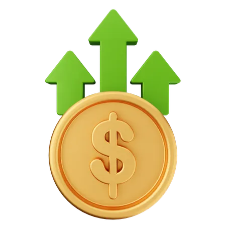 Transfer Money Dollar  3D Icon