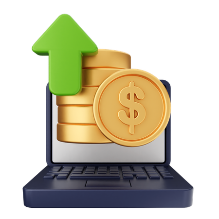 Transfer Money Dollar  3D Icon