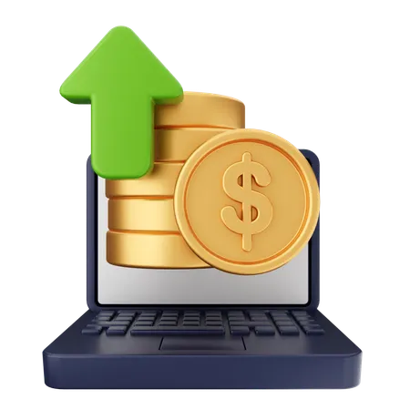 Transfer Money Dollar  3D Icon