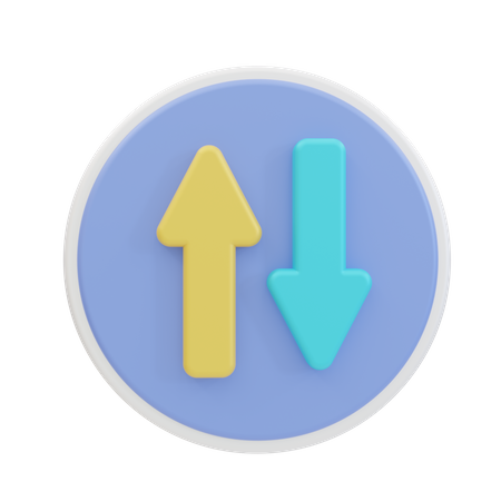 Transfer Rate  3D Icon