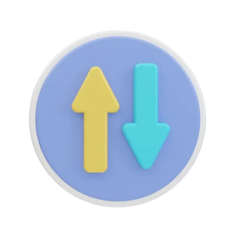 Transfer Rate  3D Icon