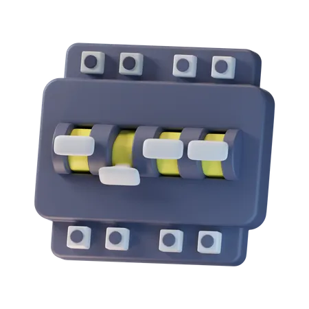Transfer Switch 3D Icon