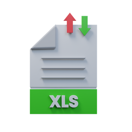Transfer Xls File  3D Icon