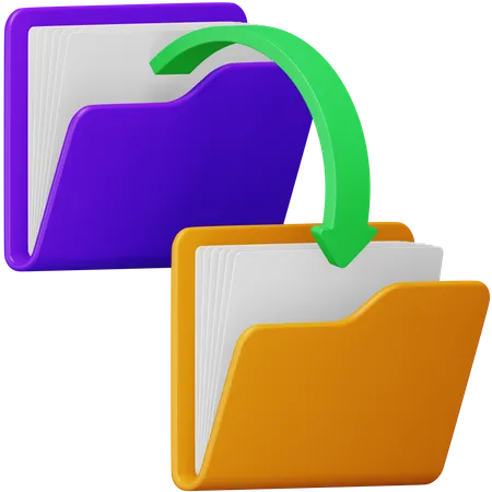 Transferir  3D Icon