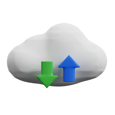 Transferir datos  3D Icon