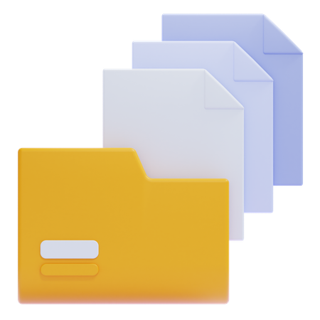 Transferencia de archivos  3D Icon