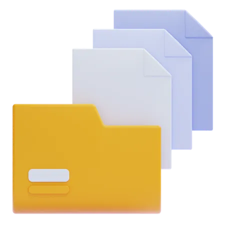 Transferencia de archivos  3D Icon