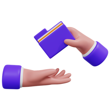 Transferencia de archivos  3D Icon