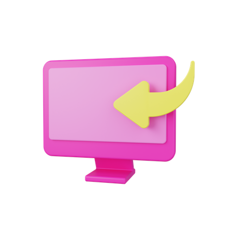 Transferência de dados on-line  3D Icon
