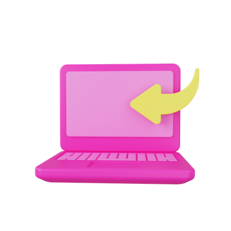 Transferência de dados on-line  3D Icon