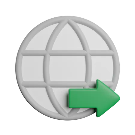 Transferencia de datos  3D Icon