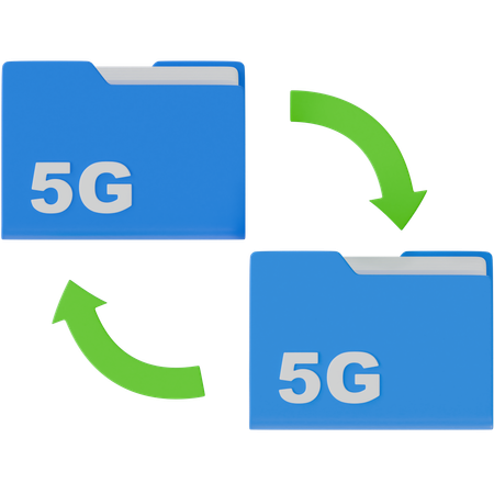 Transferencia de datos más rápida  3D Icon