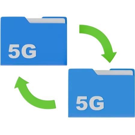 Transferencia de datos más rápida  3D Icon