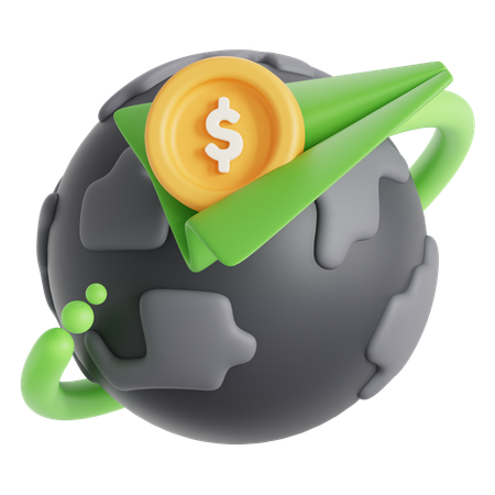 Transferencia de dinero  3D Icon