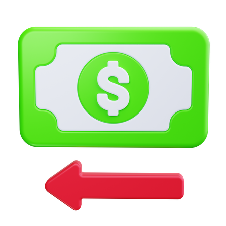 Transferencia de dinero  3D Icon